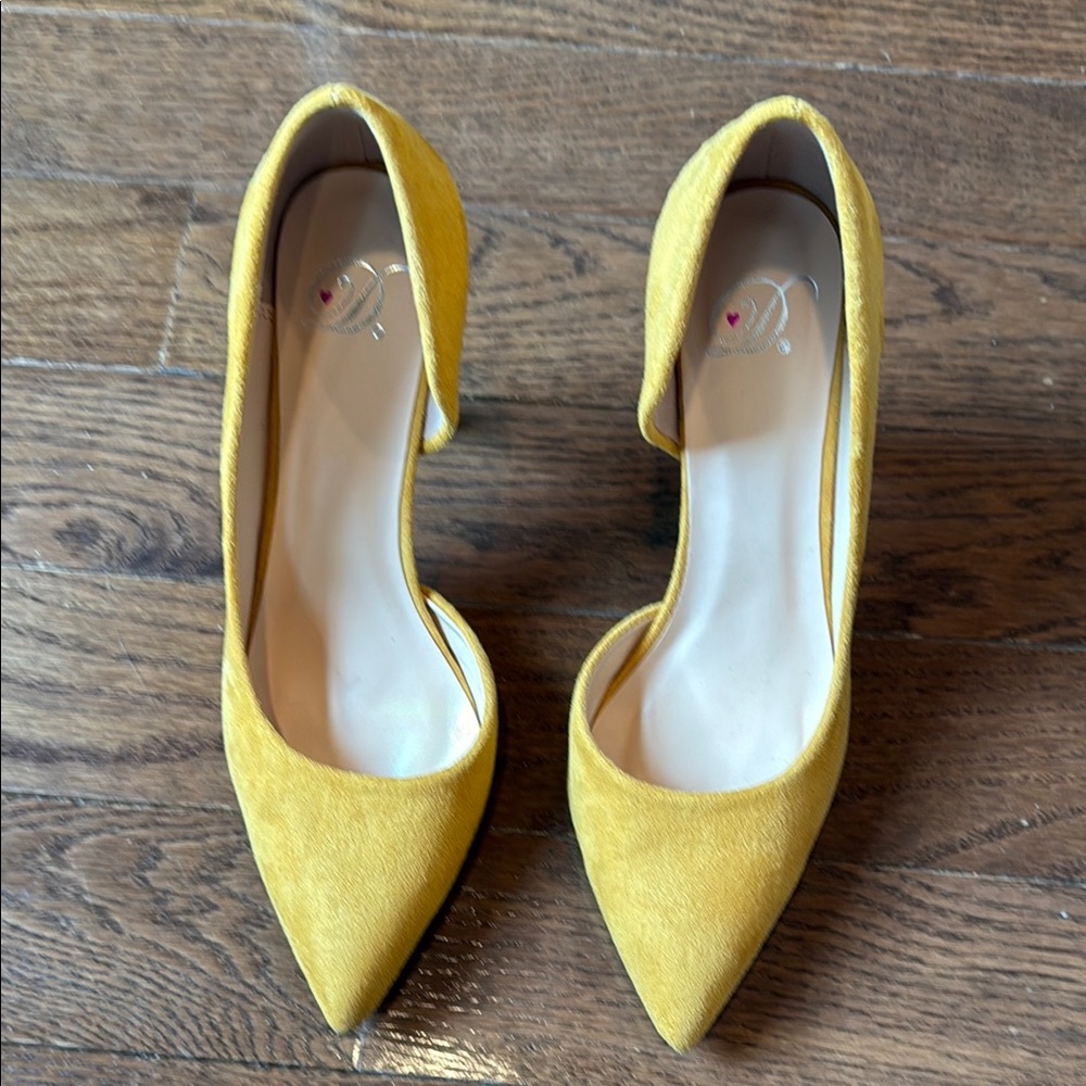 Mustard Yellow Heels Elegant and Stylish
